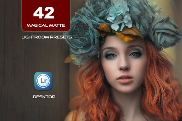 42 پریست لایت روم مات رنگی حرفه ای Magical MATTE Lightroom Presets