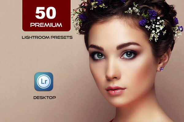 50 پریست لایت روم پرتره آپدیت 2022 حرفه ای Premium Lightroom Presets Pack