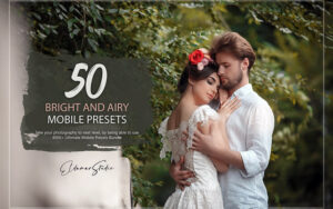 150 پریست لایت روم عکس عروسی حرفه ای Bright and Airy Presets Pack