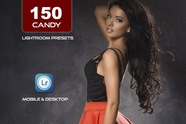 150 پریست لایت روم فشن تم سینماتیک Candy Lightroom Presets Pack