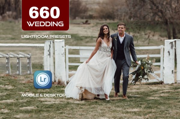 660 پریست لایت روم عروسی 2022 آپدیت سال 1401 حرفه ای Wedding Presets Bundle