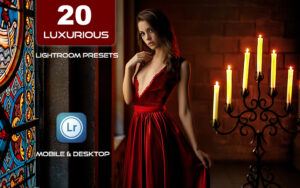 20 پریست لایت روم حرفه ای 2022 رنگی تم لوکس Luxurious Lightroom Presets