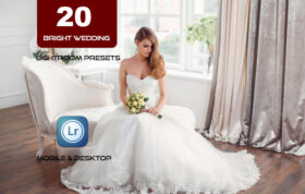 20 پریست لایت روم حرفه ای 2022 عروسی Bright Wedding Lightroom Presets