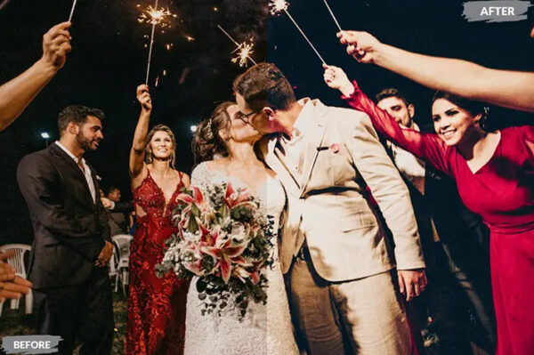 20 پریست لایت روم حرفه ای 2022 عروسی Bright Wedding Lightroom Presets