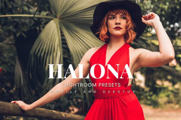 20 پریست لایت روم حرفه ای عکس پرتره تم رنگی گرم Halona Lightroom Presets