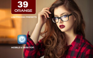 39 پریست لایت روم و پریست کمرا راو تم نارنجی ORANGE tone Lightroom presets