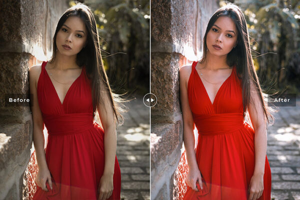 40 پریست لایت روم پرتره و کمرا راو و اکشن کمرا راو فتوشاپ تم رژگونه Rouge Pro Lightroom Presets