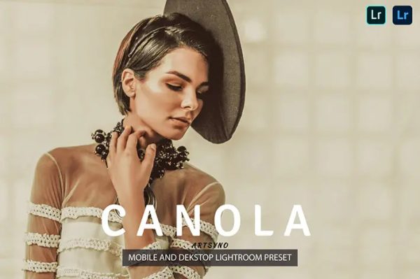 20 پریست لایت روم حرفه ای 2022 رنگی تم شکلاتی Canola Lightroom Presets