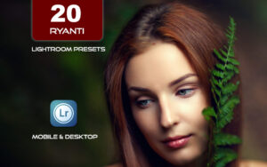 20 پریست لایت روم حرفه ای عکس پرتره تم مدلینگ Ryanti Lightroom Presets