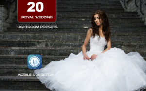 20 پریست لایت روم عروسی 2022 حرفه ای تم عروسی سلطنتی Royal Wedding Lightroom Presets