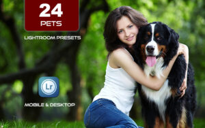 24 پریست رنگی لایت روم حرفه ای حیوانات خانگی Pets Lightroom Presets