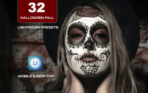 32 پریست ترسناک لایت روم جشن هالووین Halloween Fall Lightroom Presets