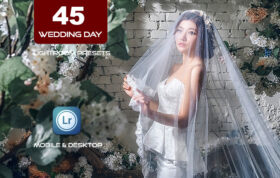 45 پریست لایت روم عروسی 2022 حرفه ای تم روز عروسی Wedding Day Lightroom Presets
