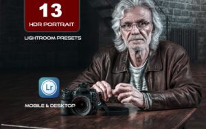 13 پریست لایت روم پرتره کنتراست نور و اکشن فتوشاپ HDR Portrait Presets