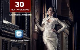 30 پریست لایت روم عروسی 2022 حرفه ای تم کنتراست رنگی بالا HDR Wedding Lightroom Presets