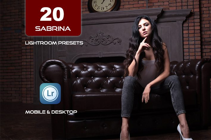 20 پریست لایت روم 2023 جدید تم رنگی مدلینگ Sabrina Lightroom Presets