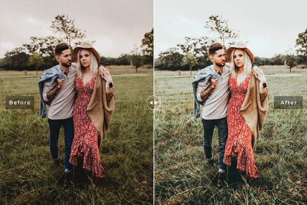 40 پریست لایت روم و کمرا راو و اکشن کمرا راو فتوشاپ تم کشتزار Fallow Lightroom Presets