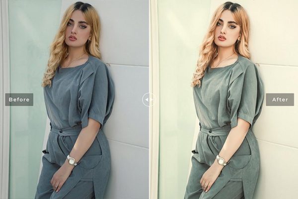 40 پریست لایت روم پرتره و کمرا راو و اکشن کمرا راو فتوشاپ تم خاکی Khaki Lightroom Presets