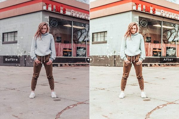 40 پریست لایت روم پرتره و کمرا راو و اکشن کمرا راو فتوشاپ تم خاکی Khaki Lightroom Presets