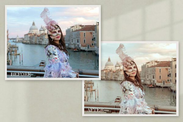 50 پریست لایت روم و اکشن فتوشاپ و لات رنگی تم ایتالیا Italy Lightroom Presets Photoshop Actions LUT Filter