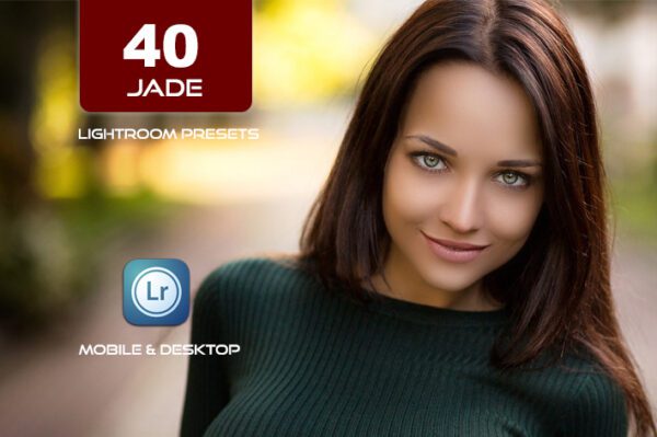 40 پریست لایت روم و کمرا راو و اکشن کمرا راو فتوشاپ تم یشم Jade Lightroom Presets