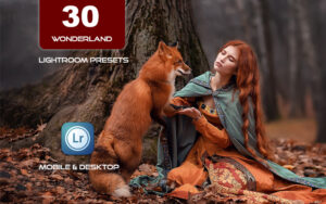 30 پریست لایت روم حرفه ای 2023 رنگی تم سرزمین عجایب Wonderland Lightroom Presets