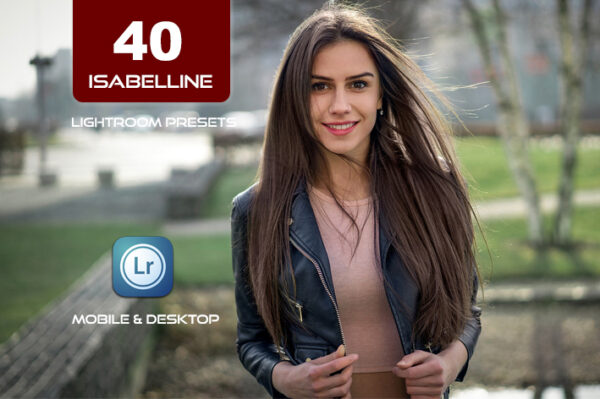40 پریست لایت روم 2023 حرفه ای و پریست کمرا راو تم لایف استایل Isabelline Lightroom Presets