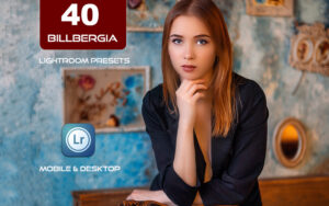 40 پریست لایت روم 2023 حرفه ای و پریست کمرا راو تم شاداب Billbergia Lightroom Presets