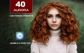 40 پریست لایت روم 2023 حرفه ای و پریست کمرا راو عکاسی طبیعت Aurora Lightroom Presets