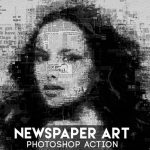 دانلود اکشن زیبای فتوشاپ : Amazing Newspaper Photoshop Action
