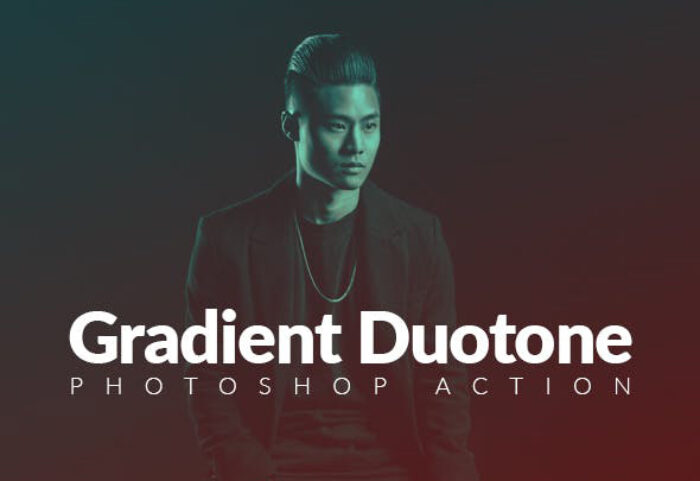 دانلود 50 اکشن فتوشاپ بنام Gradient Duotone Effects Photoshop Action