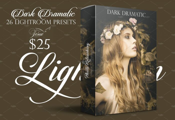 دانلود مجموعه پریست لایت روم بنام DARK DRAMATIC LIGHTROOM PRESETS
