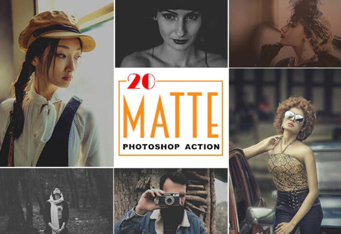 دانلود 20 اکشن فتوشاپ Matte Photoshop Action