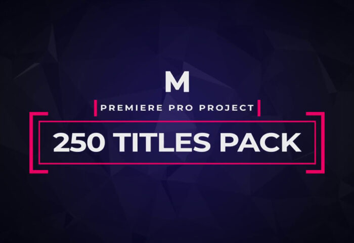 دانلود 250 پریست آماده متن برای پریمیر و افتر افکت Mogrt Titles