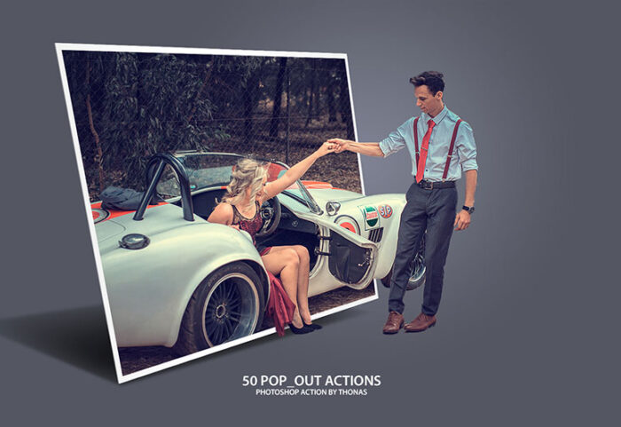 دانلود 50 اکشن زیبای فتوشاپ POP-OUT PHOTOSHOP ACTION