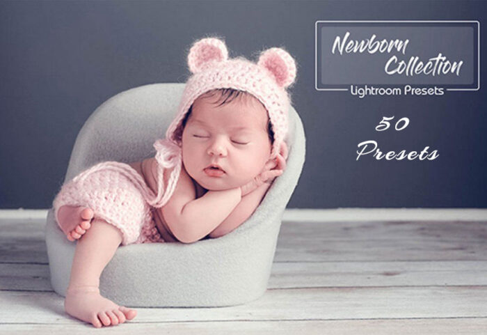 دانلود 50 پریست لایت روم مخصوص نوزاد Newborn Lightroom Presets