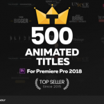 دانلود 500 پریست آماده متن برای پریمیر Kinetic Typography