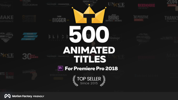دانلود ۸۰۰ پریست آماده متن برای پریمیر و افتر افکت Text Presets for Premiere Pro & After effects دانلود 500 پریست آماده متن برای پریمیر Kinetic Typography