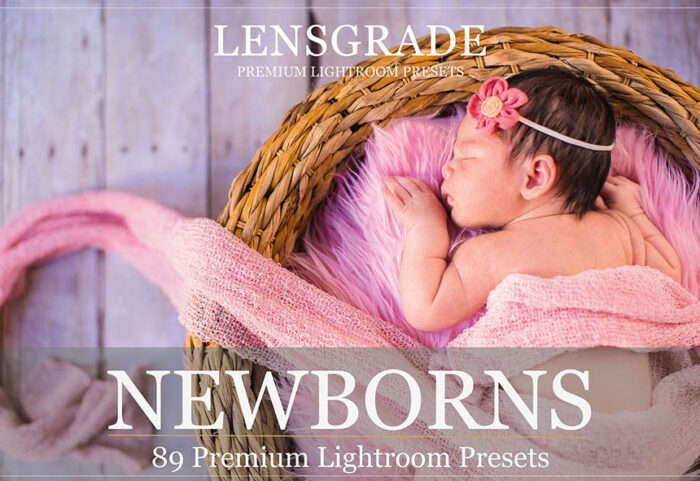 دانلود 89 پریست لایت روم مخصوص نوزاد Lightroom Presets for Newborn & Baby