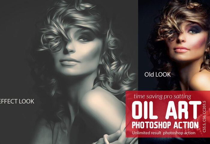 دانلود اکشن بسیار زیبای فتوشاپ Colorfull Oil Art Action