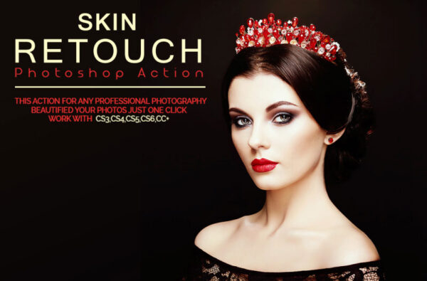 دانلود اکشن رتوش چهره فتوشاپ : Skin Retouch