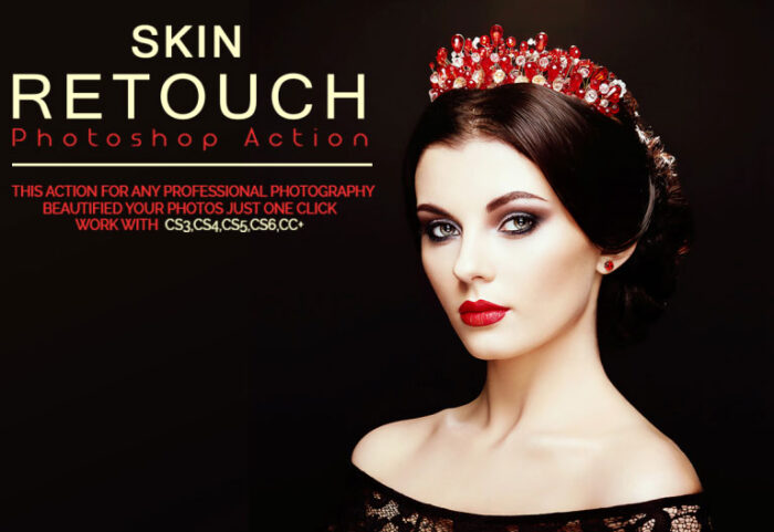 دانلود اکشن رتوش چهره فتوشاپ : Skin Retouch