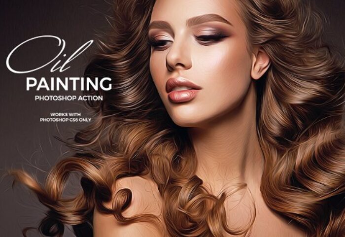 دانلود اکشن زیبای فتوشاپ بنام Oil Paint Pro