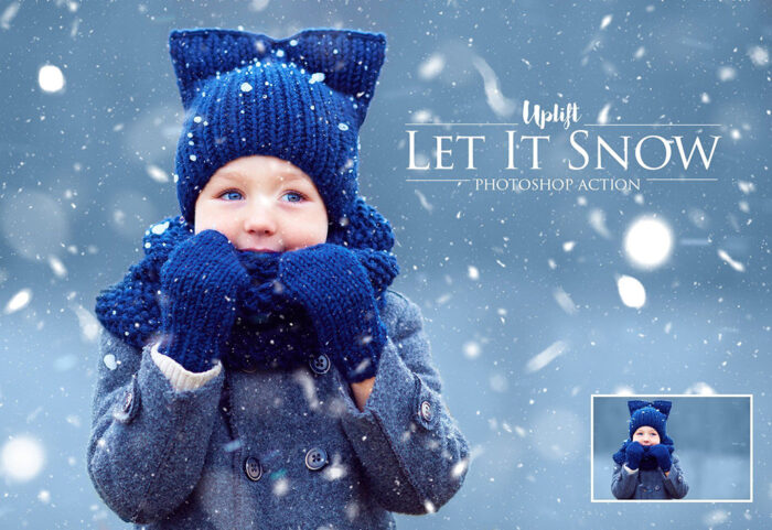 دانلود اکشن فتوشاپ Amazing 15 Snow Photoshop Action
