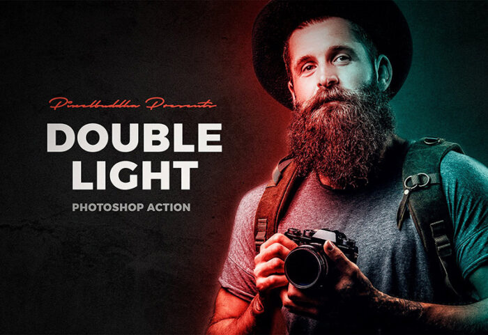 دانلود اکشن فتوشاپ Double Light Photoshop Action