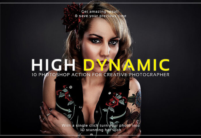 دانلود اکشن فتوشاپ : High Dynamic Photoshop Action