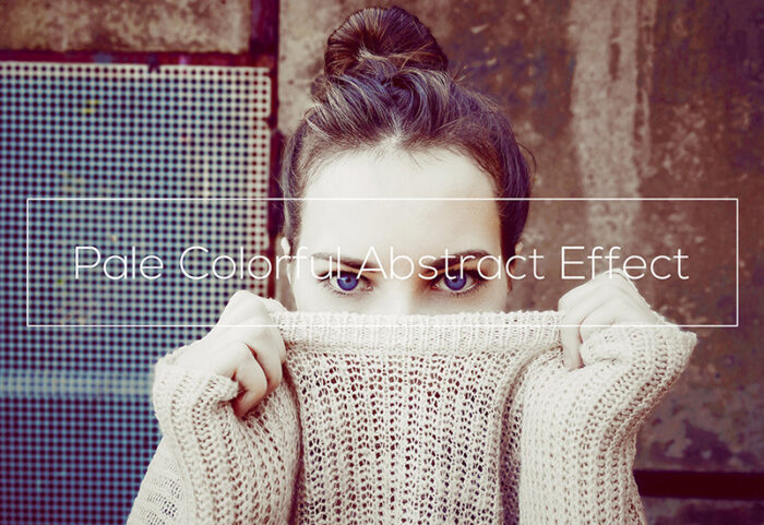 دانلود اکشن فتوشاپ Pale Colorful Abstract Effect