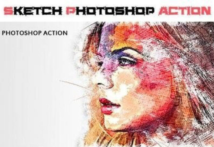 دانلود اکشن فتوشاپ Sketch PhotoShop Action