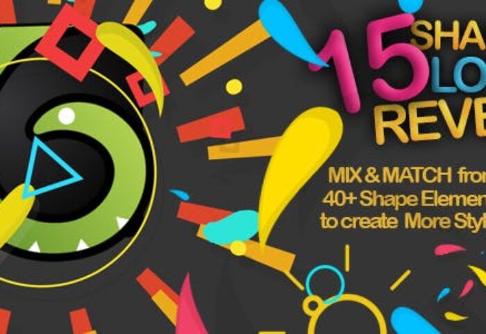 دانلود پروژه آماده افترافکت 15 وله لوگو Shapes Logo Reveal Pack