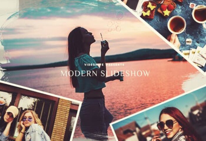 دانلود پروژه آماده افترافکت اسلایدشو Modern Slideshow